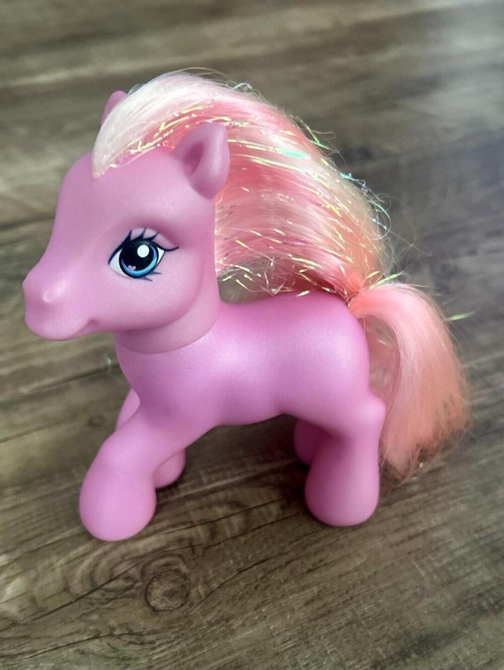 My Little Pony MLP G3 Pinkie Pie Tinsel Dress Up Hasbro 2007 Pink Balloons